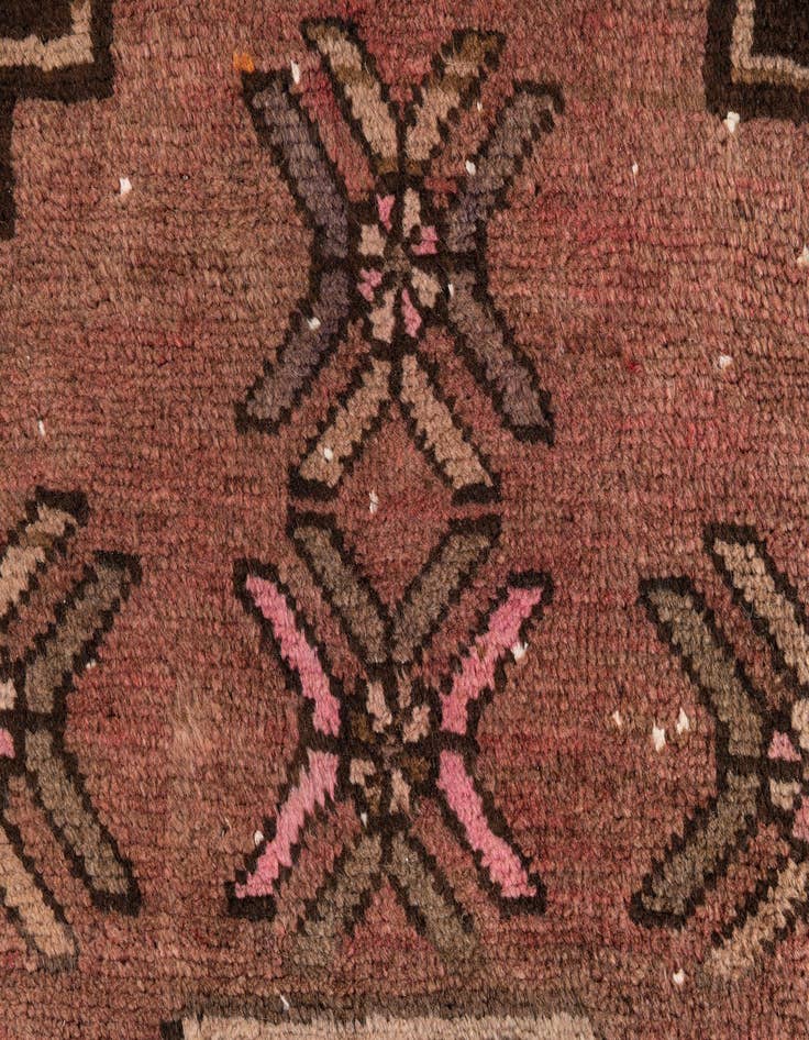 Detail image of  3' 9 x 12' 8  Hand Knotted Ultra Vintage Persian Wool Runner Rug