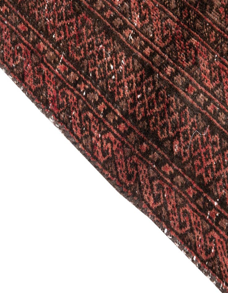 Detail image of  3' 3 x 6' 3  Hand Knotted Ultra Vintage Persian Wool Runner Rug