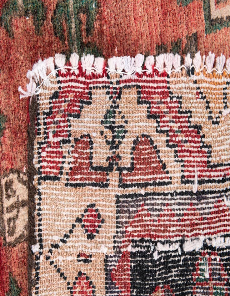 Detail image of  3' x 6' 1  Hand Knotted Ultra Vintage Persian Wool Runner Rug