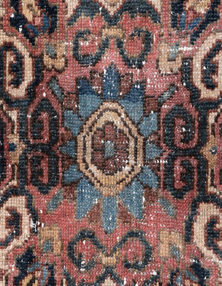 Detail image of  3' x 6'  Hand Knotted Ultra Vintage Persian Wool Runner Rug