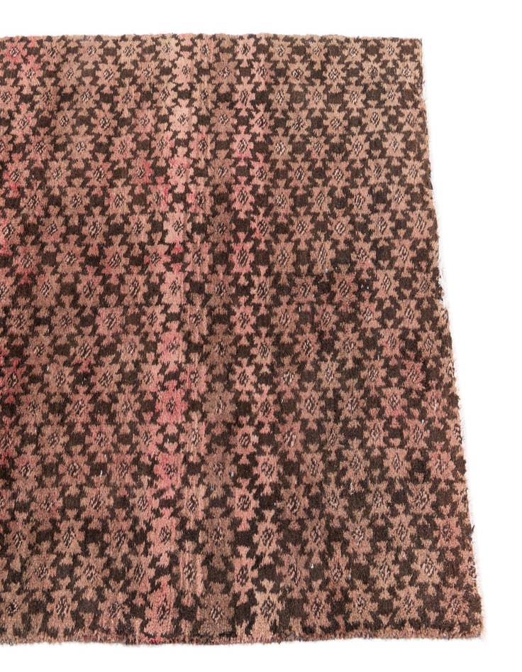 Detail image of  2' 7 x 5' 9  Hand Knotted Ultra Vintage Persian Wool Runner Rug