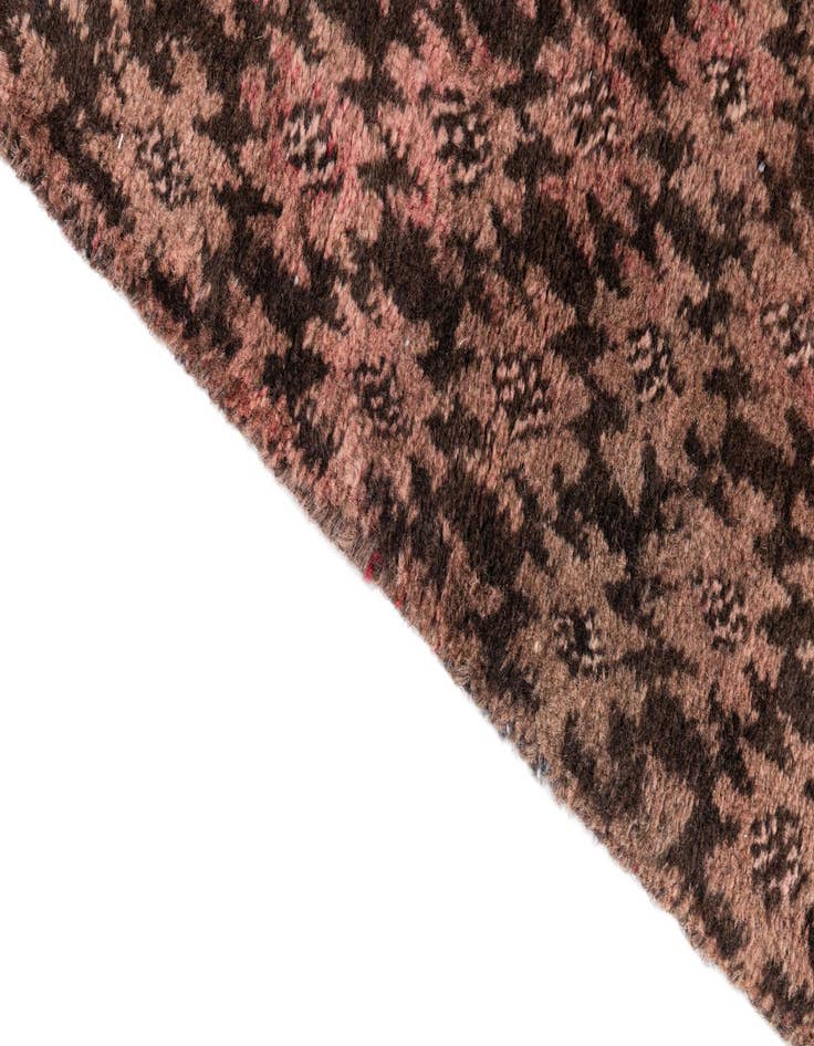 Detail image of  2' 7 x 5' 9  Hand Knotted Ultra Vintage Persian Wool Runner Rug