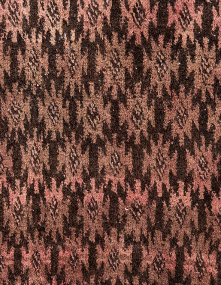 Detail image of  2' 7 x 5' 9  Hand Knotted Ultra Vintage Persian Wool Runner Rug