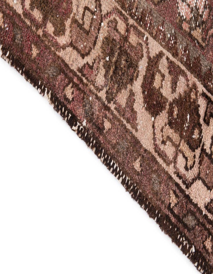 Detail image of  3' 6 x 9' 1  Hand Knotted Ultra Vintage Persian Wool Runner Rug