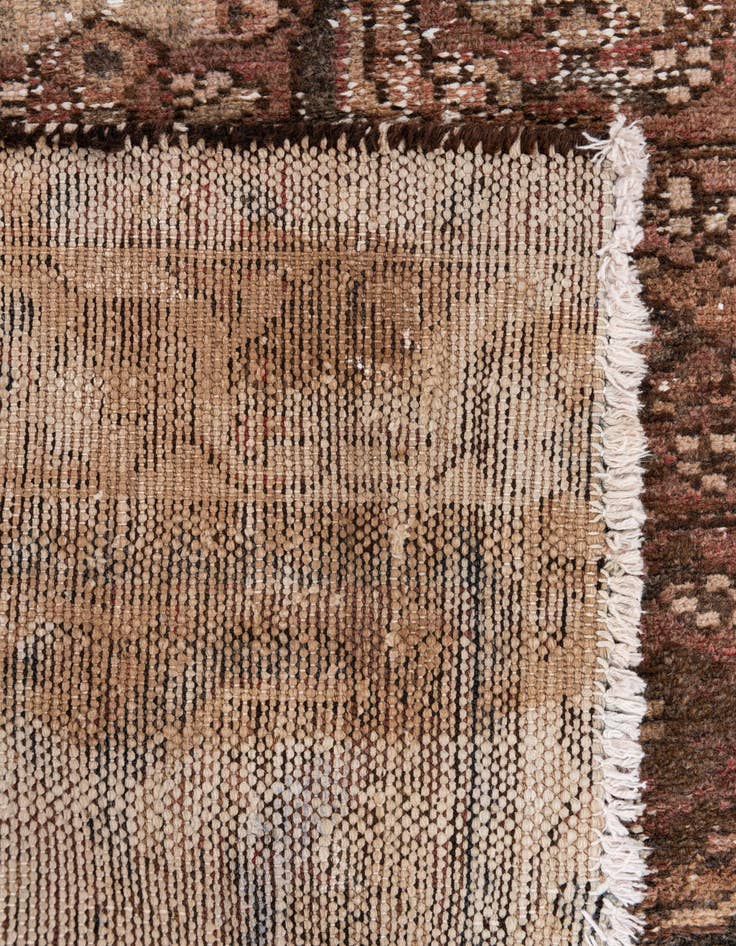 Detail image of  3' 6 x 9' 1  Hand Knotted Ultra Vintage Persian Wool Runner Rug