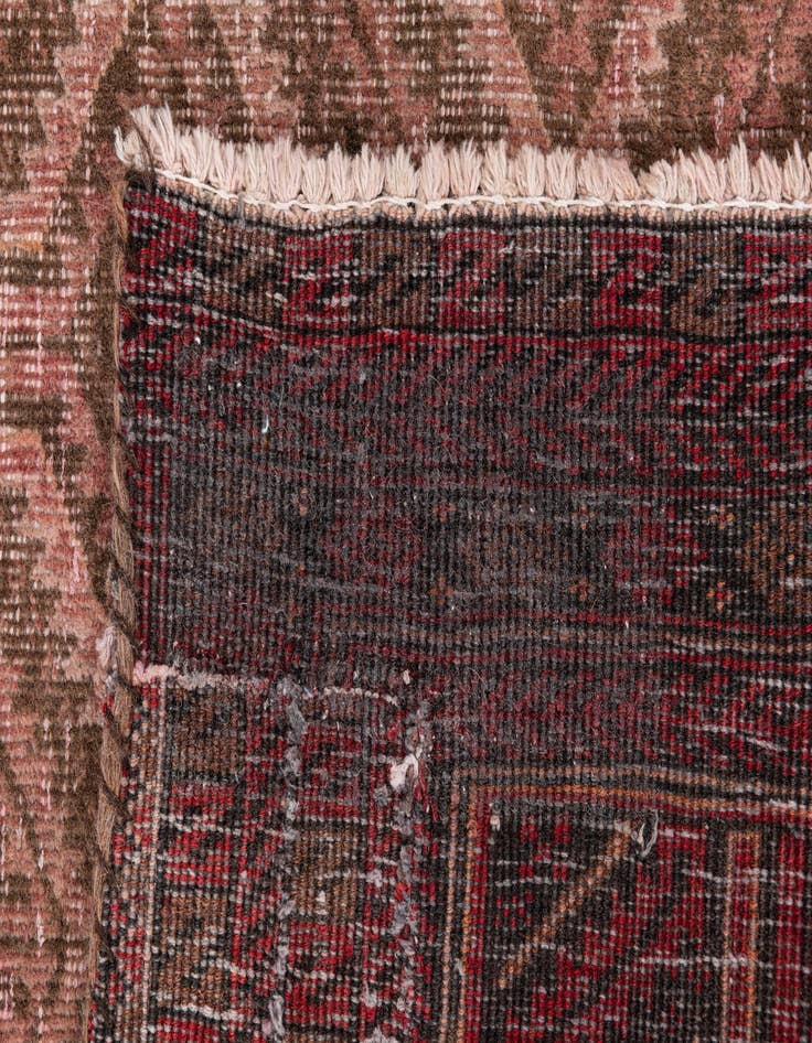 Detail image of  2' 8 x 5' 10  Hand Knotted Ultra Vintage Persian Wool Runner Rug