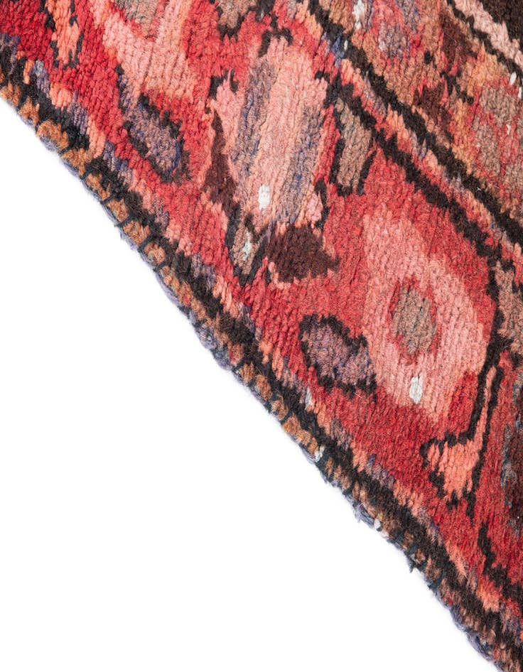 Detail image of  3' 3 x 10' 9  Hand Knotted Ultra Vintage Persian Wool Runner Rug