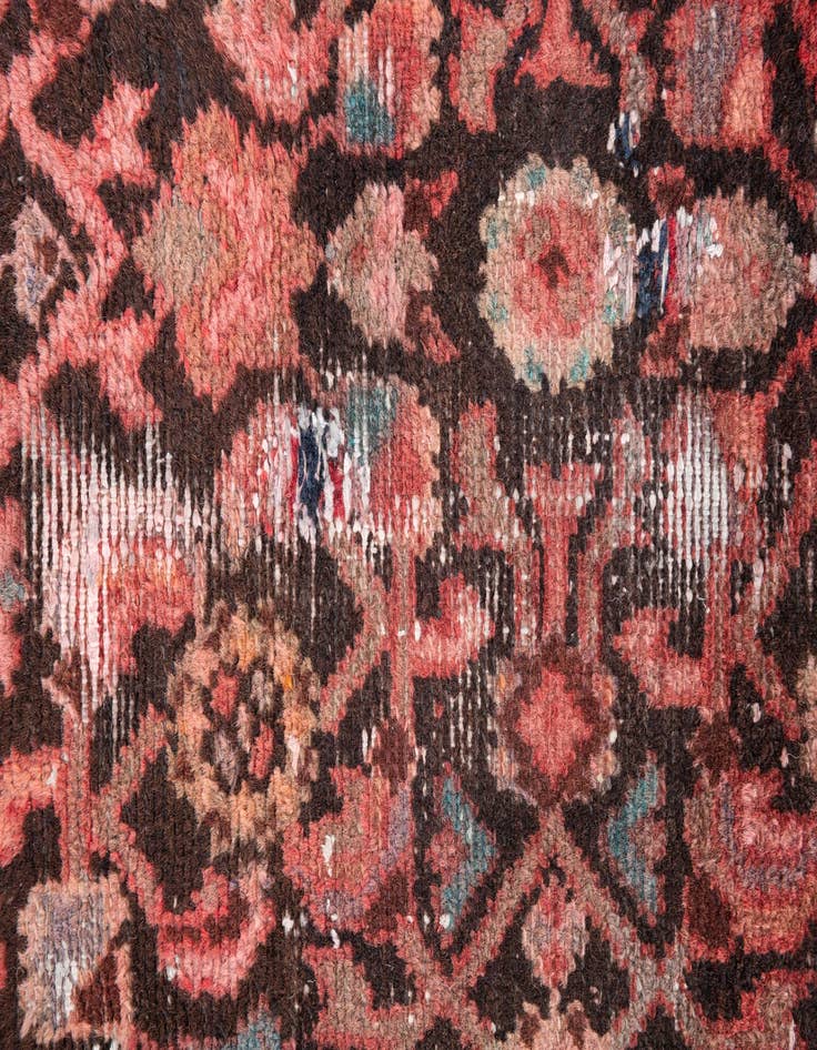 Detail image of  3' 3 x 10' 9  Hand Knotted Ultra Vintage Persian Wool Runner Rug