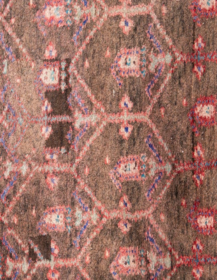 Detail image of  2' 6 x 8' 4  Hand Knotted Ultra Vintage Persian Wool Runner Rug