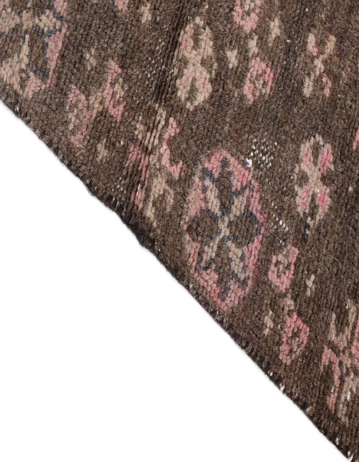 Detail image of  2' 5 x 6' 9  Hand Knotted Ultra Vintage Persian Wool Runner Rug