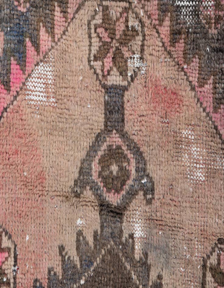 Detail image of  2' 5 x 6' 9  Hand Knotted Ultra Vintage Persian Wool Runner Rug