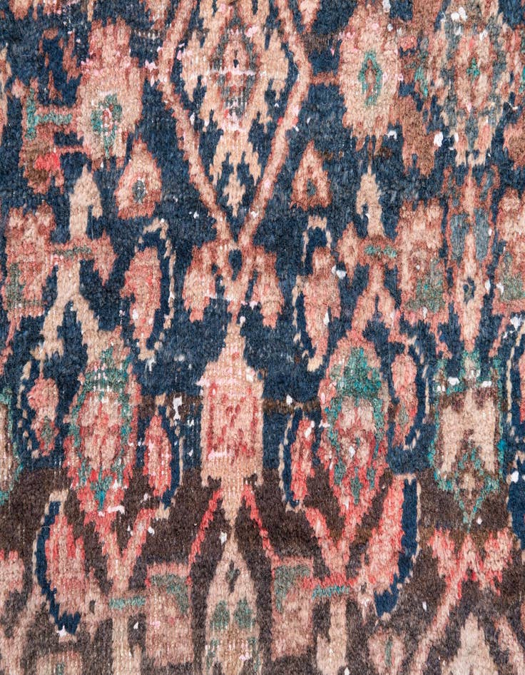 Detail image of  3' 3 x 9' 2  Hand Knotted Ultra Vintage Persian Wool Runner Rug