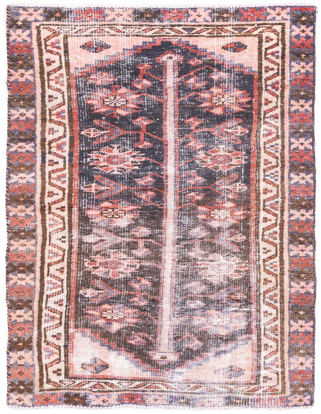 A 6 ft runner rug with a faded Persian pattern in browns, tans, and hints of red and blue, ideal for a hallway.