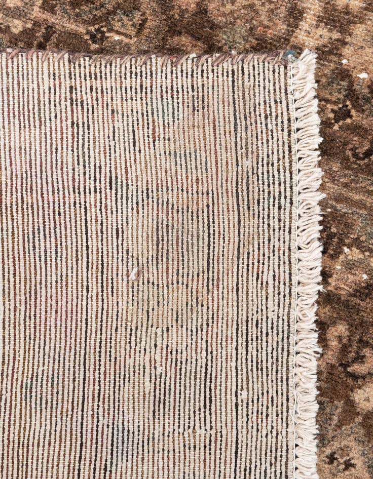Detail image of  3' 7 x 10' 2  Hand Knotted Ultra Vintage Persian Wool Runner Rug