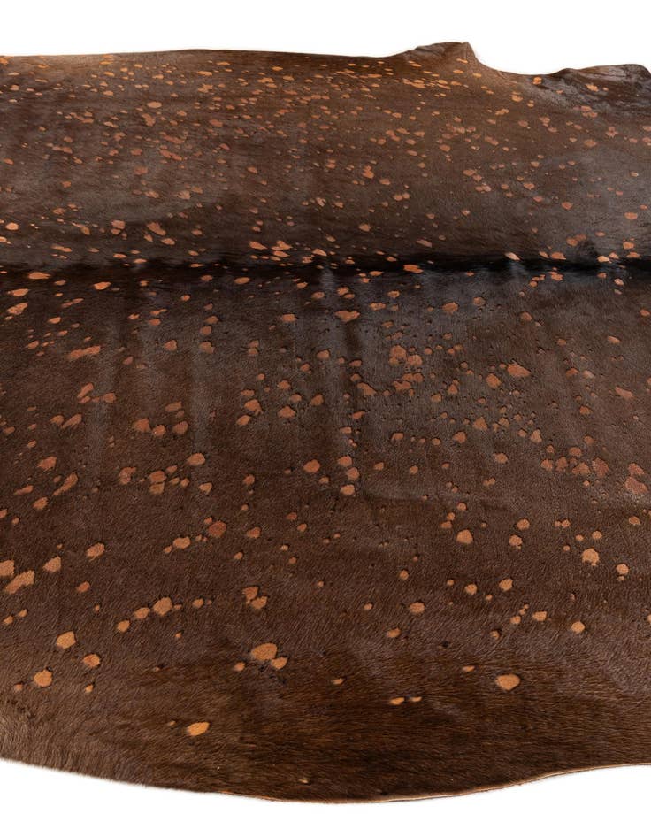 Detail image of  7' 1 x 7' 9 Cowhide Leather Square Rug