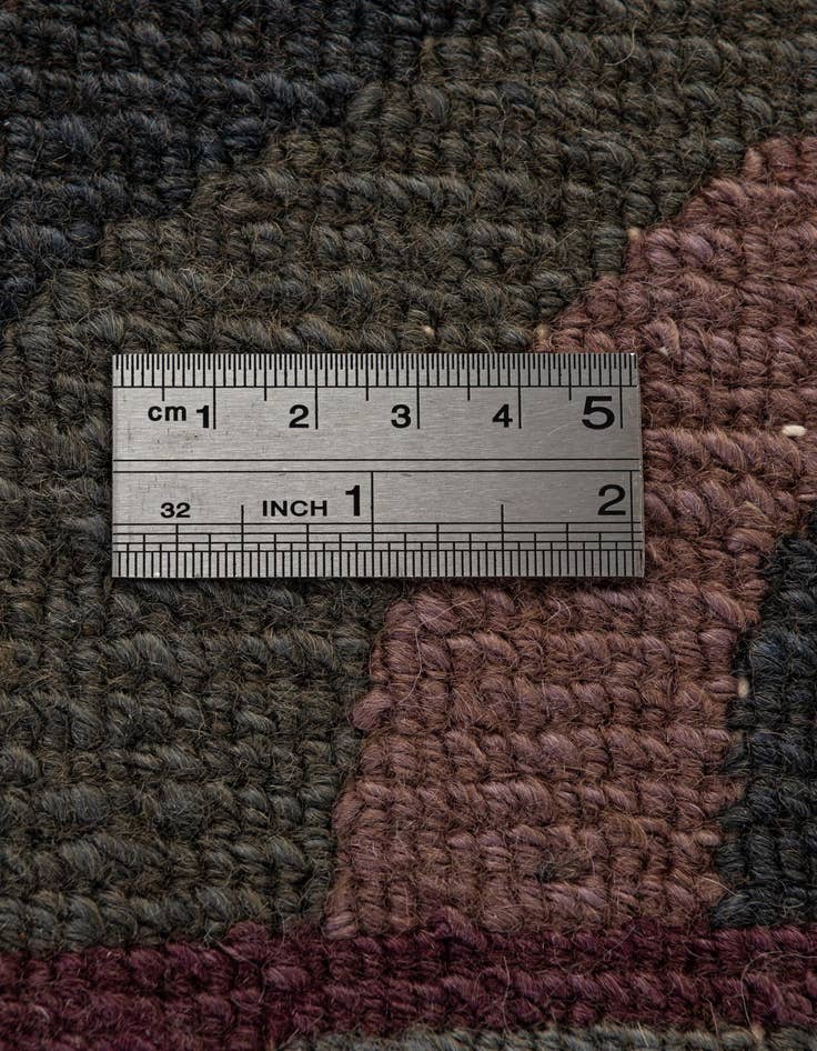 Detail image of  6' 7 x 7' 5  Hand Knotted Nepal Wool Square Rug