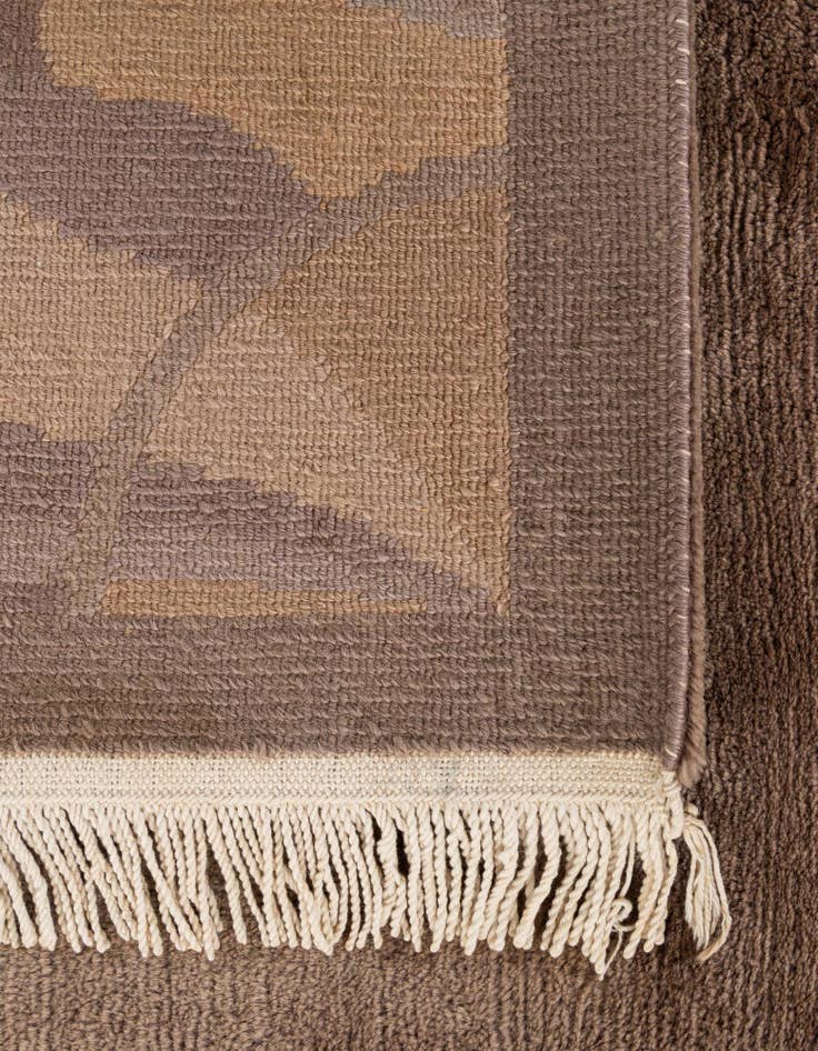 Detail image of  8' 3 x 8' 3  Hand Knotted Tibet Wool Square Rug