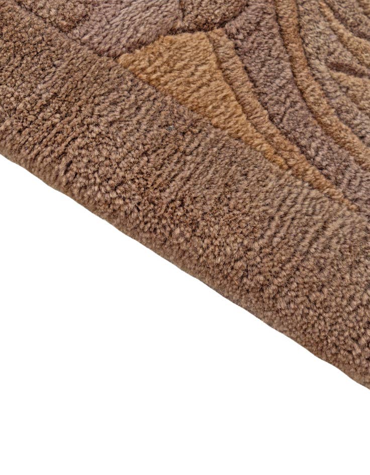 Detail image of  8' 3 x 8' 3  Hand Knotted Tibet Wool Square Rug