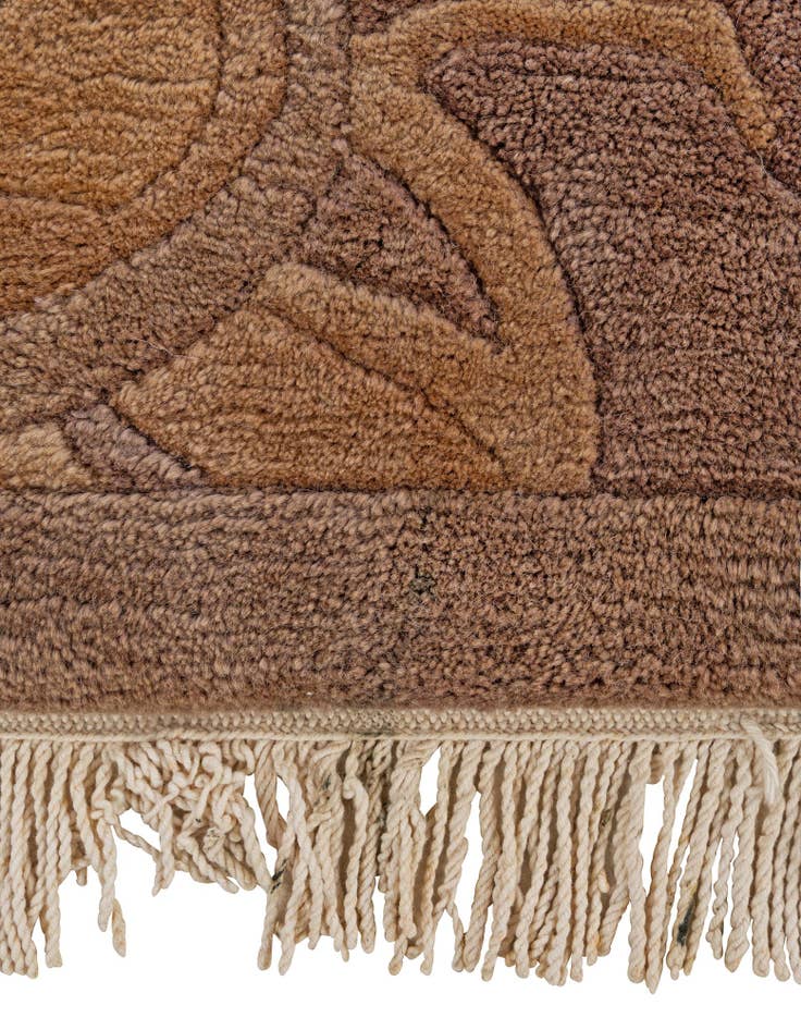 Detail image of  8' 3 x 8' 3  Hand Knotted Tibet Wool Square Rug