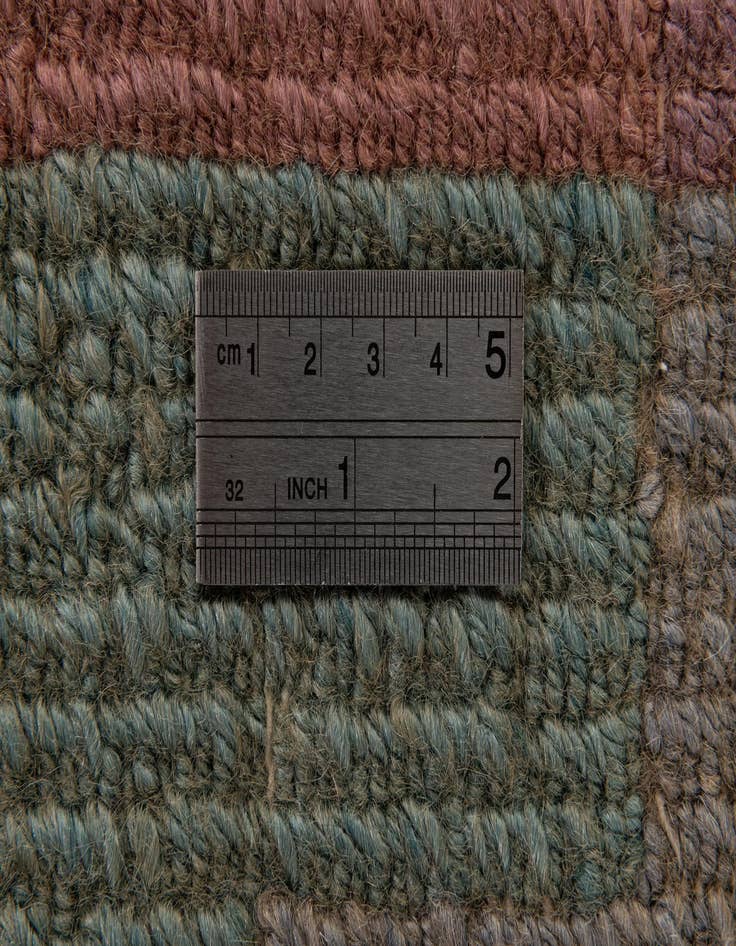 Detail image of  8' x 8' 1  Hand Knotted Tibet Wool Square Rug