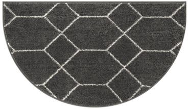  2' 7 x 4' Lattice Frieze Hearth Rug