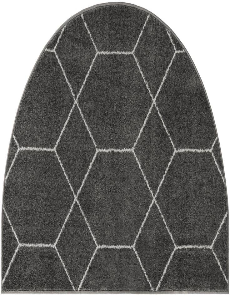 Detail image of  3' x 6' Lattice Frieze Hearth Rug