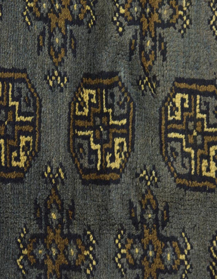 Detail image of  5' 6 x 8'  Hand Knotted Afghan Akhche Wool Rug