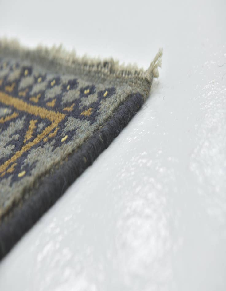 Detail image of  5' 6 x 8'  Hand Knotted Afghan Akhche Wool Rug
