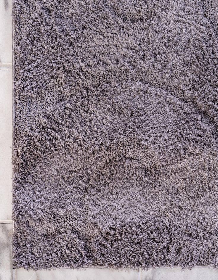 Detail image of  4' x 6' Botanical Shag Rug