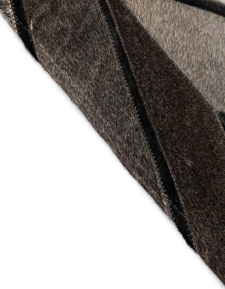 Detail image of  5' 2 x 8' 1 Cowhide - Patchwork Rug