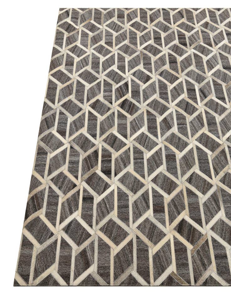 Detail image of  5' 1 x 8' 2 Cowhide Rug