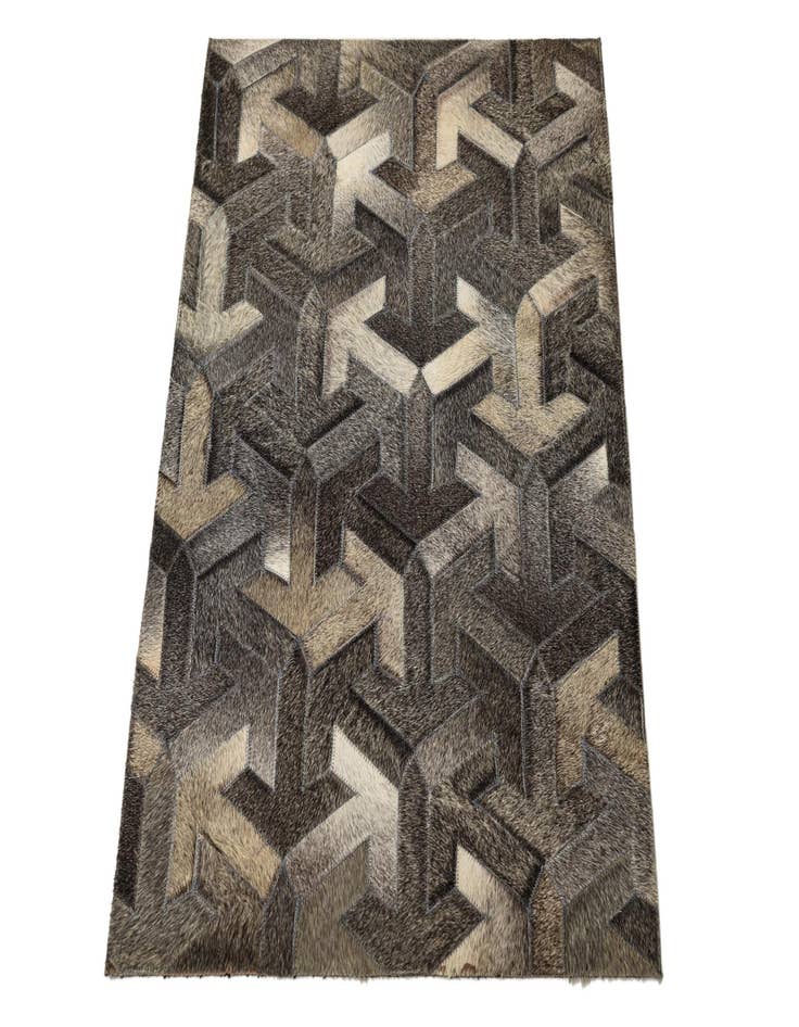 Detail image of  2' 1 x 3' Cowhide Rug