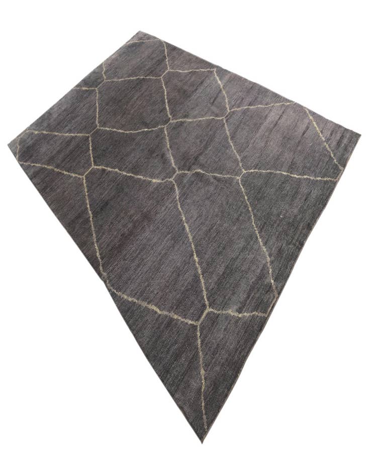 Detail image of  6' 8 x 9' 10  Hand Knotted Darya Wool Rug