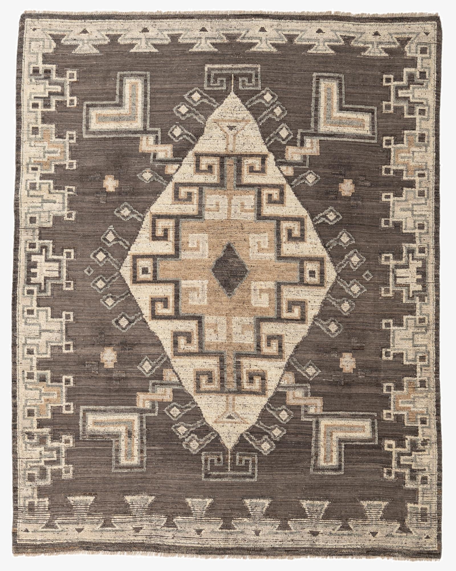  8' 1 x 10' 2  Hand Knotted Darya Wool Rug