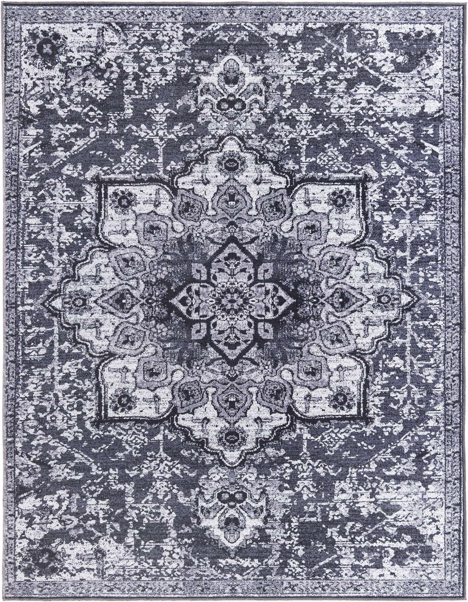 Primary image  7' 10 x 10'  Washable Francesca Rug