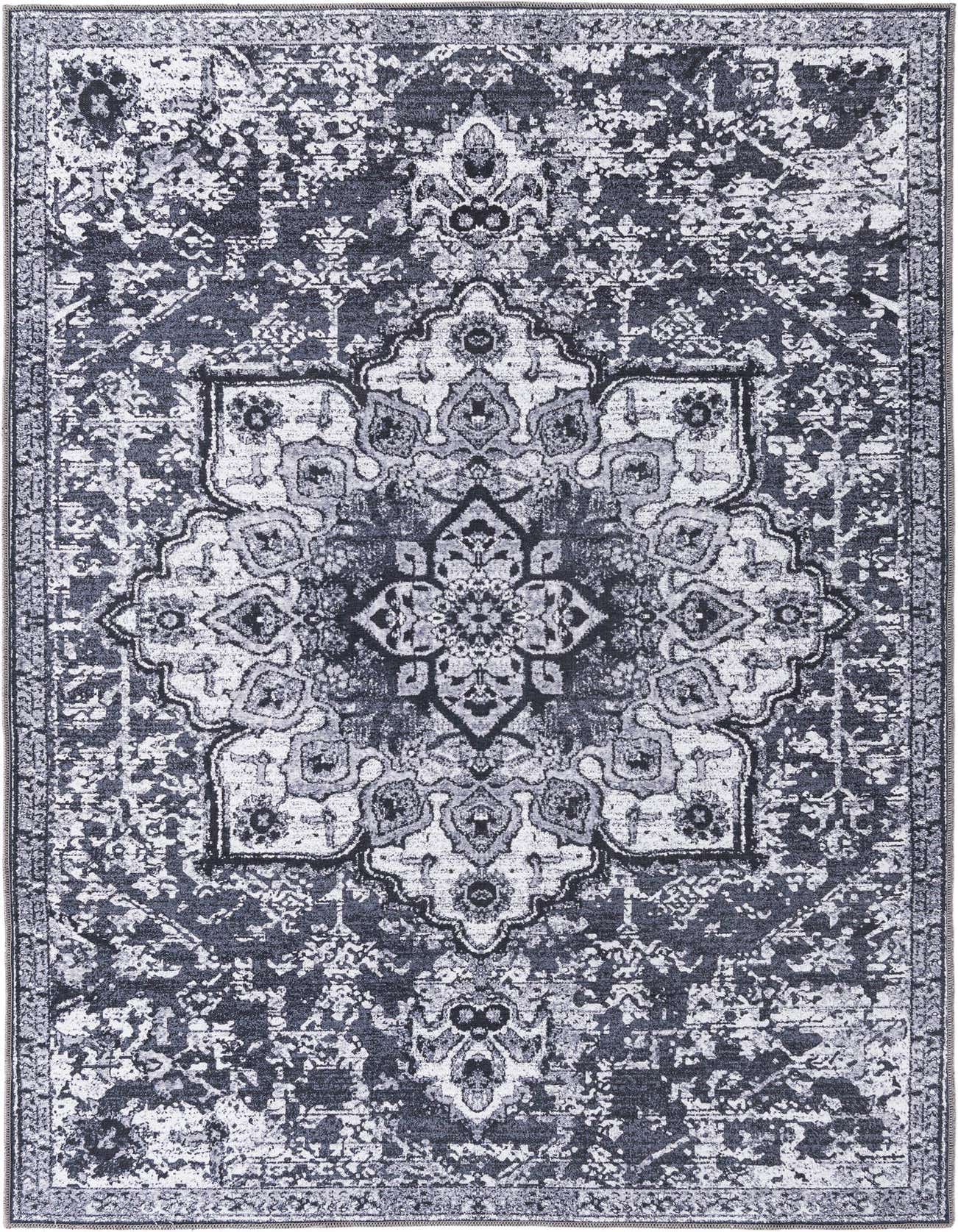 Primary image  5' 3 x 8'  Washable Francesca Rug