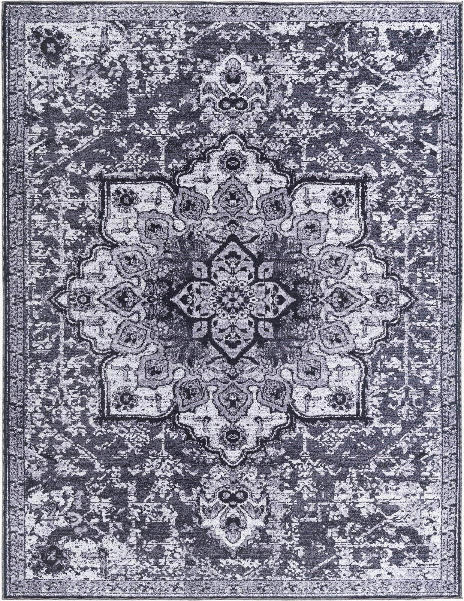  9' 2 x 12'  Washable Francesca Rug