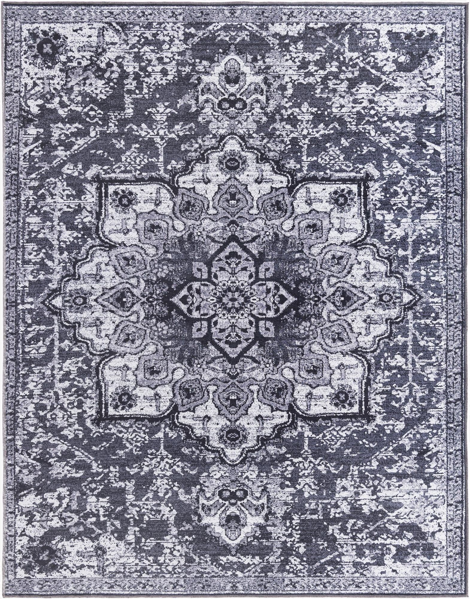  7' 10 x 10'  Washable Francesca Rug