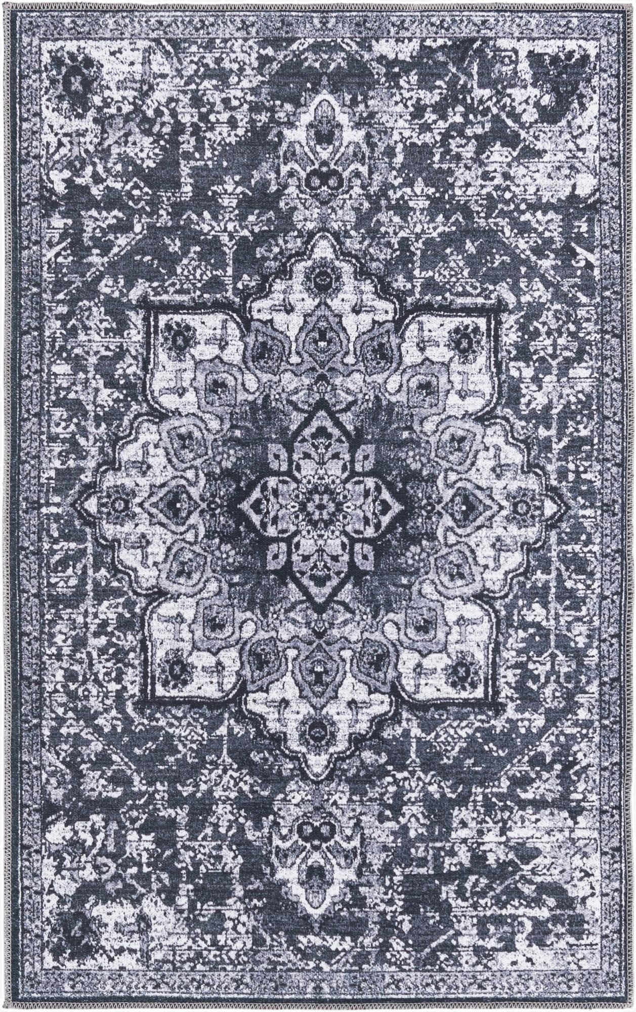  3' 3 x 5' 3  Washable Francesca Rug