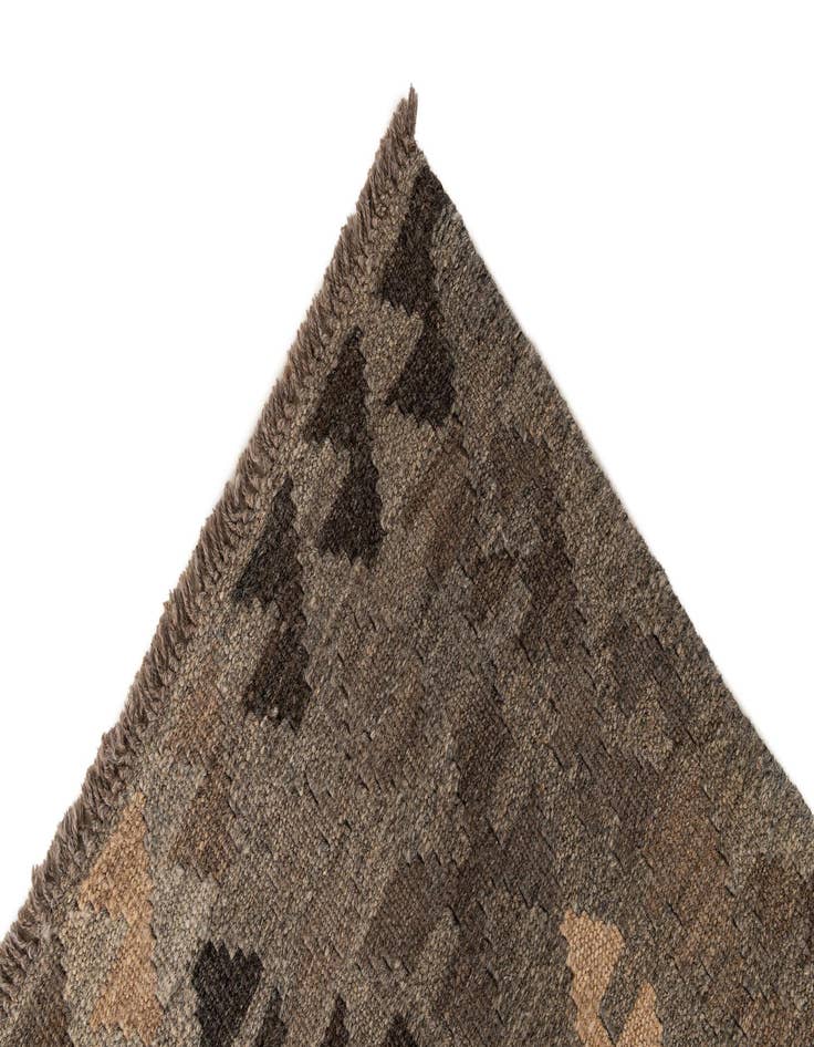 Detail image of  3' 5 x 5' 2  Hand Woven Kilim Maymana Wool Rug