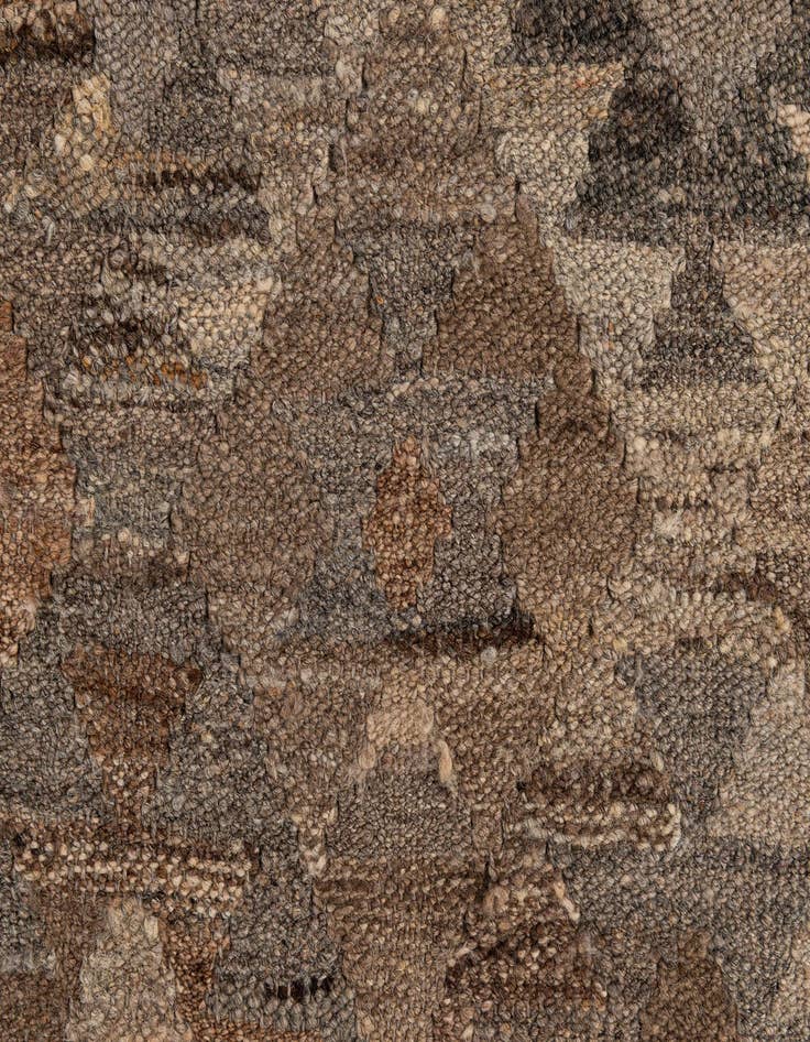 Detail image of  2' 10 x 3' 11  Hand Woven Kilim Maymana Wool Rug