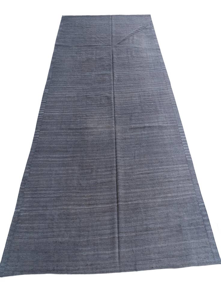 Detail image of  6' 8 x 9' 8  Hand Woven Kilim Modern Wool Rug