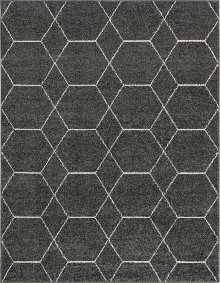 Detail image of  4' x 6' Lattice Frieze Rug