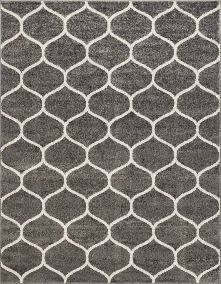 Detail image of  6' x 9' Lattice Frieze Rug