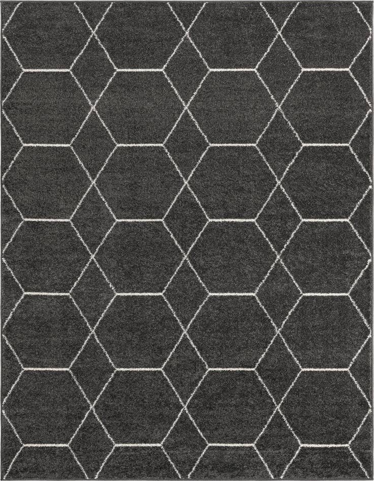 Detail image of  6' x 9' Lattice Frieze Rug