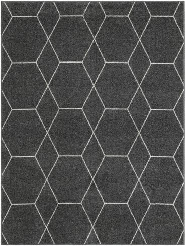  6' x 8' Lattice Frieze Rug