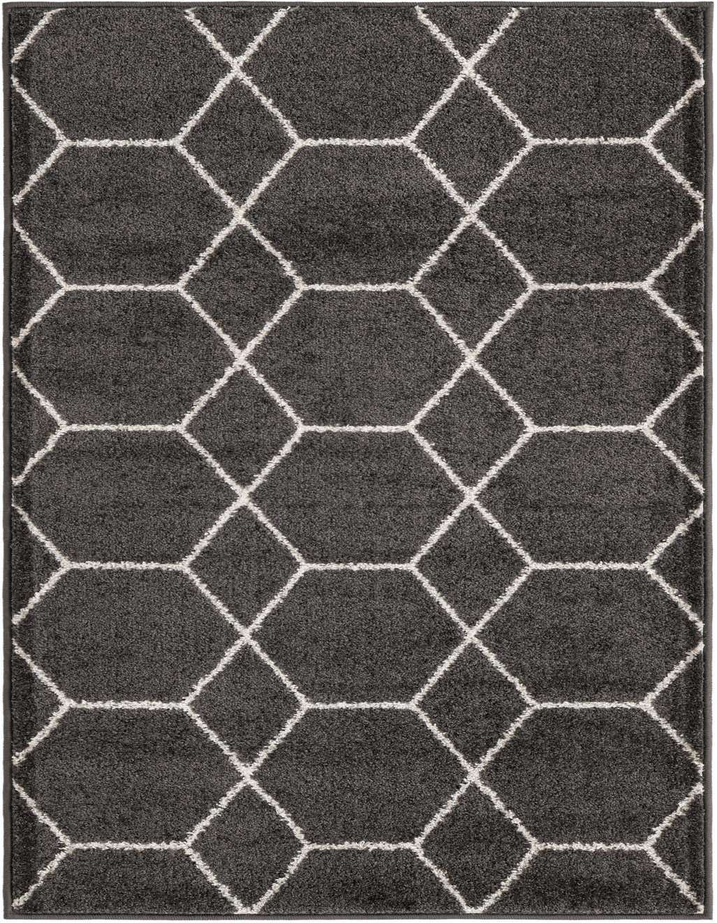 Primary image  2' 8 x 5' 3 Lattice Frieze Rug