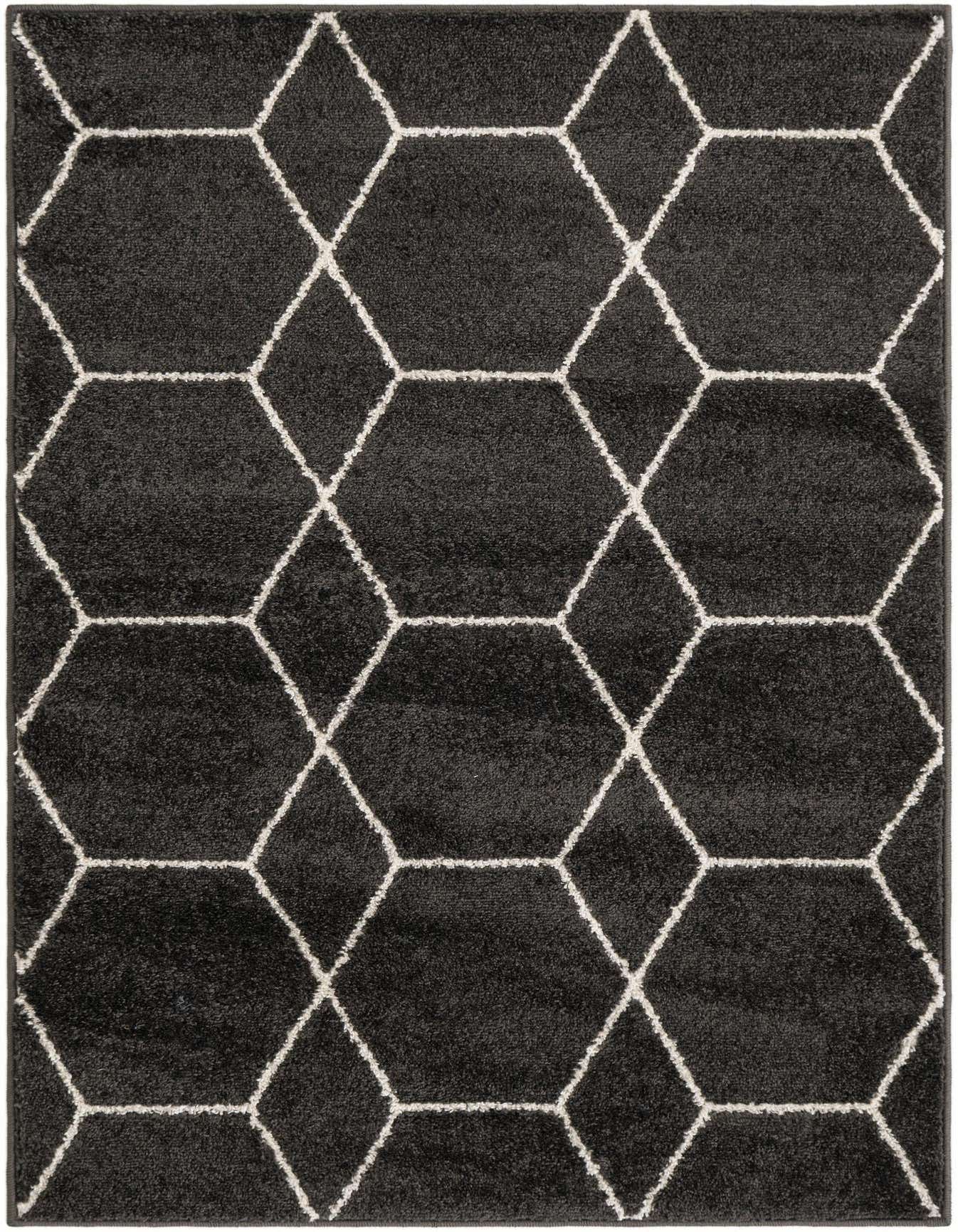 Primary image  3' x 4' 6 Lattice Frieze Rug