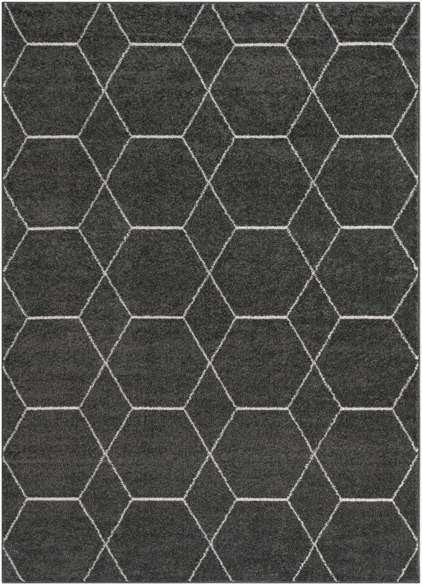  9' x 12' Lattice Frieze Rug