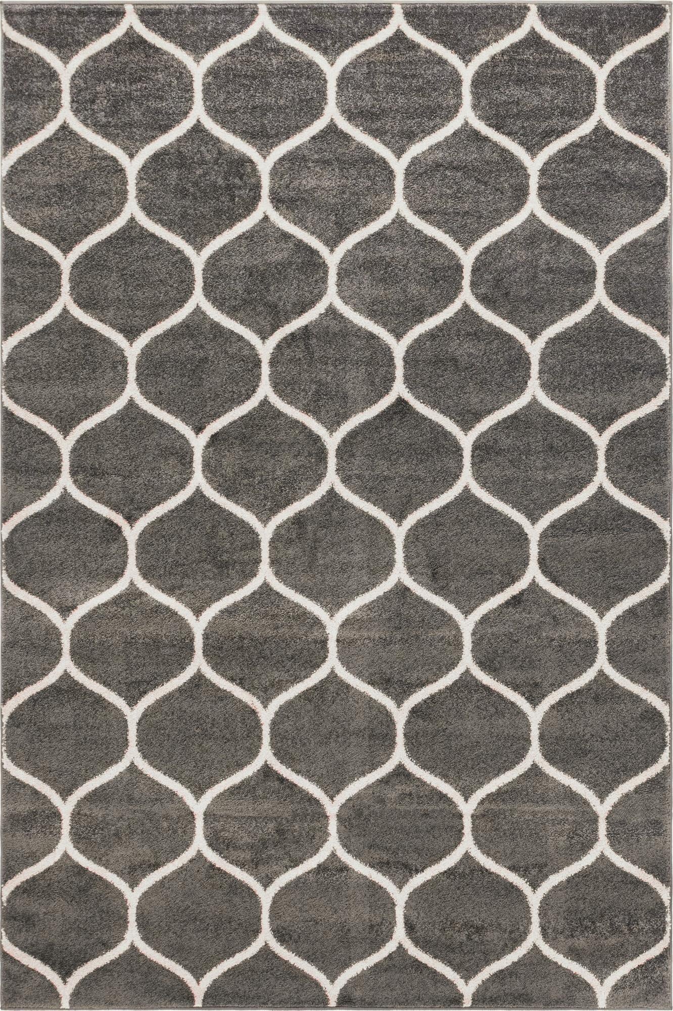  6' x 9' Lattice Frieze Rug